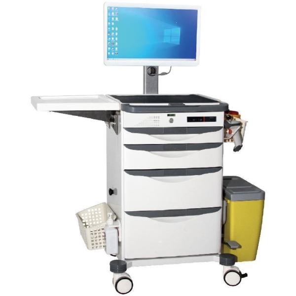 Chariot médical d'urgence ODM pour crash, en ABS, pour instruments hospitaliers