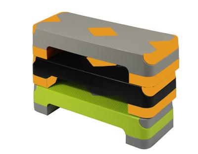 W28CM 100mm Aerobic Step Board Training Mobility Risers For Step Platform Gym
