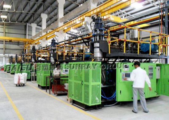 Electric Control Plastic Chair Making Machine , Blow Molding Equipment For Bus Seat SRB100