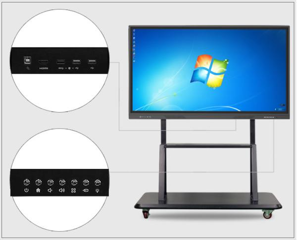 75 Inch smart board interactive flat panel for office All in one 4K panel