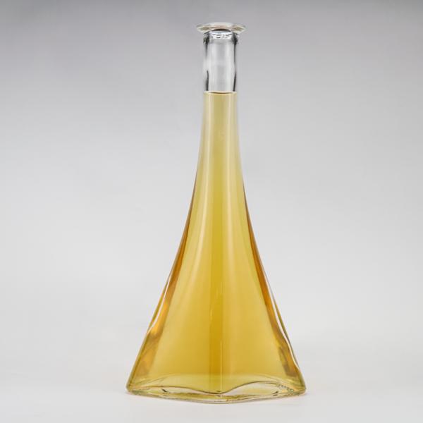 Cork Screw Both Cap Type Long Neck Glass Bottle for Vodka Brandy Whisky 700ml 750ml 1000ml