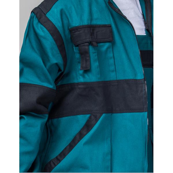 Industrial Workwear Mens Jackets With Detachable Sleeves / Elastic Adjustment On Waist