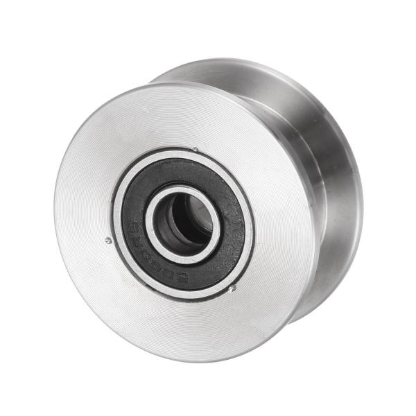 Rodillos de doble rodamiento de puertas correderas de acero inoxidable para vías invertidas