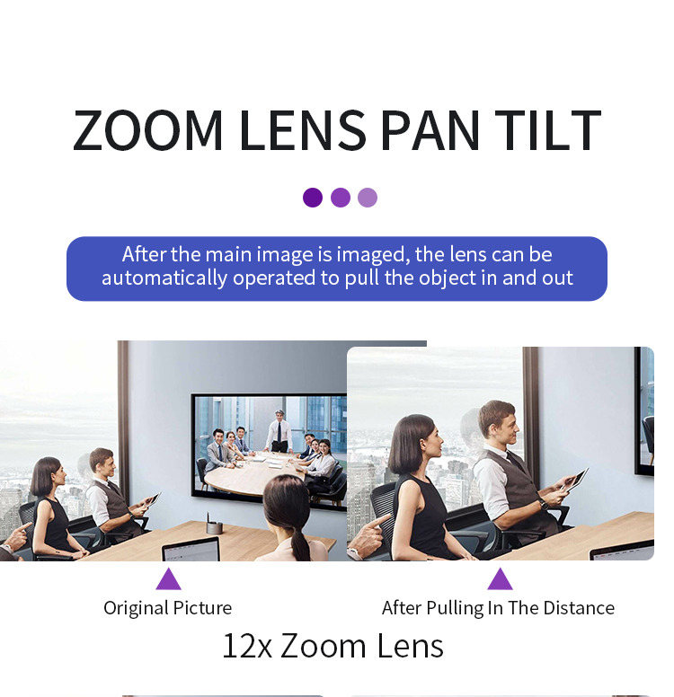 Conference Room Meeting Solution SQ-HD60U Camera Durable High Definition Video Teleconference Camera