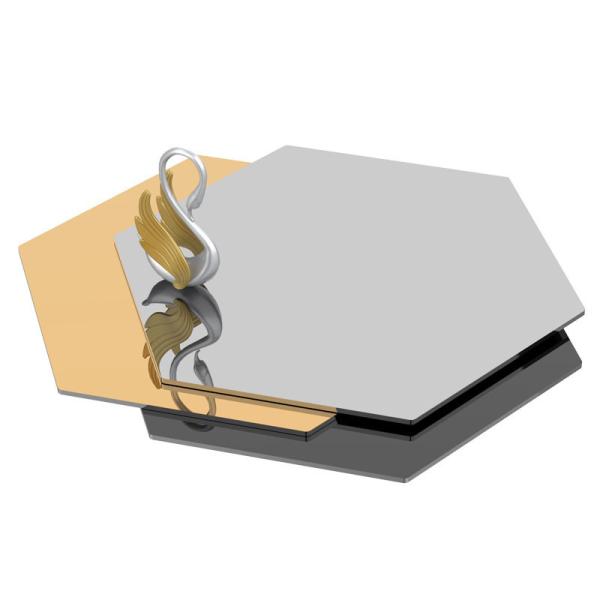 Colored  Rose Gold Stainless Steel Sheet 201 304 Super 8K Mirror