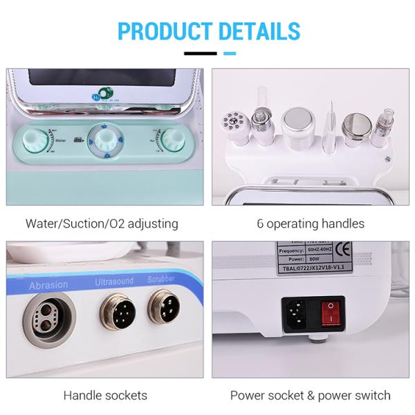 Aesthetic Oxygen Jet Aqua Peel Facial 7 in 1 Hydro Micro Dermabrasion Oxigen Hydra Microdermabrasion Beauty Machine