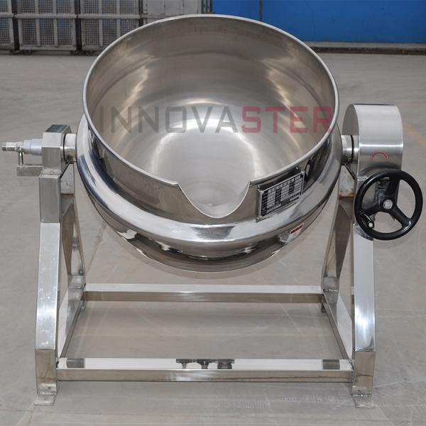Cooking Equipment 500L Stainless Steel Mixer with Electric Tilting System and Agitator