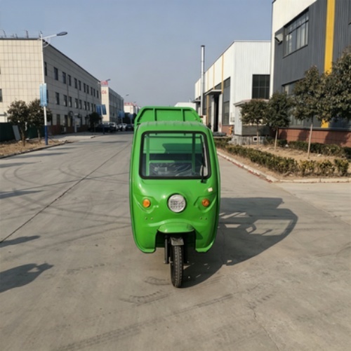 Electric 3-Wheel Garbage Collection Tricycle | Sanitation Waste Collector Vehicle