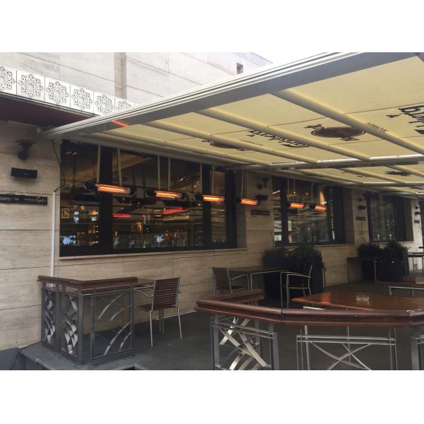 1500/2000/2500W Carbon Fibre IP55 Electric Patio Outdoor waterproof  Heater with Remote control