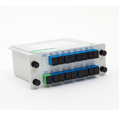 1x4 1x8 1x16 Cassette Fiber Optic PLC Splitter For GPON EPON