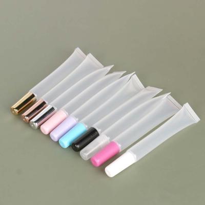 Tubos cosméticos plásticos do aperto do ODM PP do OEM para o brilho 15ml do bordo