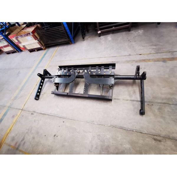 Garbage Truck Bin Lift Mechanism Assembly with Hydraulic Lifting & Tilting, Obstacle Detection, and Cab Operation