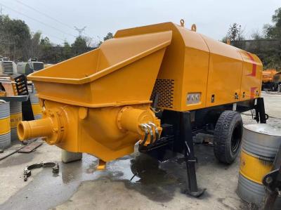 HBT6013C-5 Used Concrete Trailer Pump 2019 Shacman Concrete Equipment