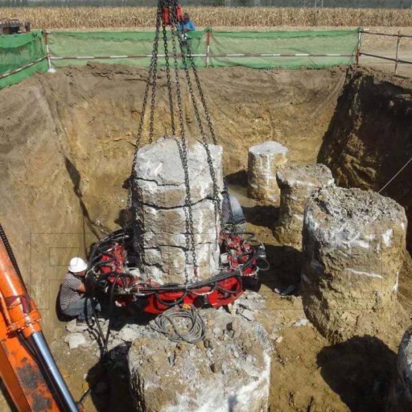 SANY 5.0t Hydraulic Pile Cutter , 690KN Hydraulic Breaker Attachment
