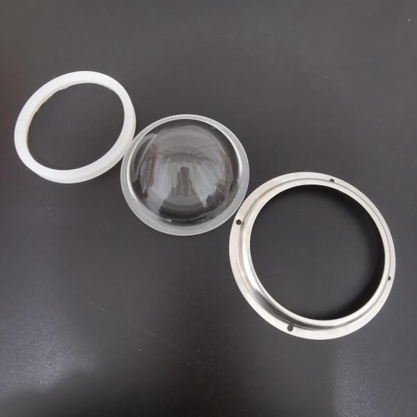 100W High Power LED Lens / 60 Degree LED Optics Lenses For High Bay Light , 100x39mm
