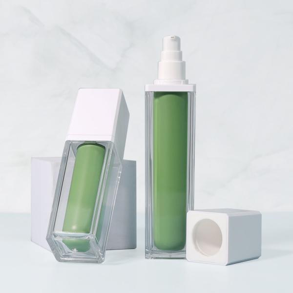 100ml Spray Pump Bottle Customized Amber Green Pump Bottle For Cosmetics Packaging
