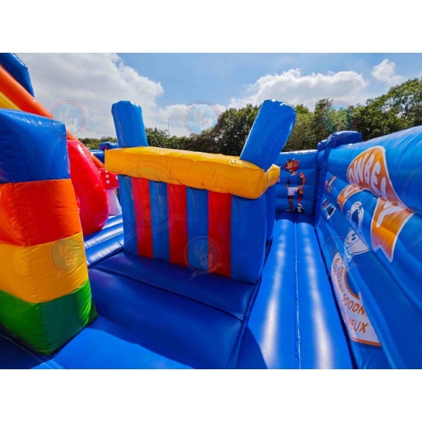 Inflatable Bouncer Slide Combo Custom Playground for Birthday Events School Parks Family Entertainment Rental Business Use Kids Indoor Outdoor Theme Party Center
