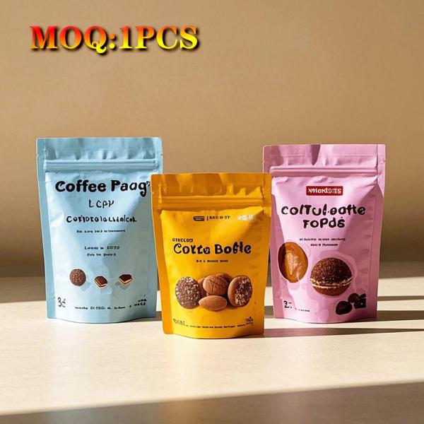Custom Printed 1g 3.5g 7g 14g 28g Smell Proof Resealable Zipper 3 Side Seal Flat Mylar Bag