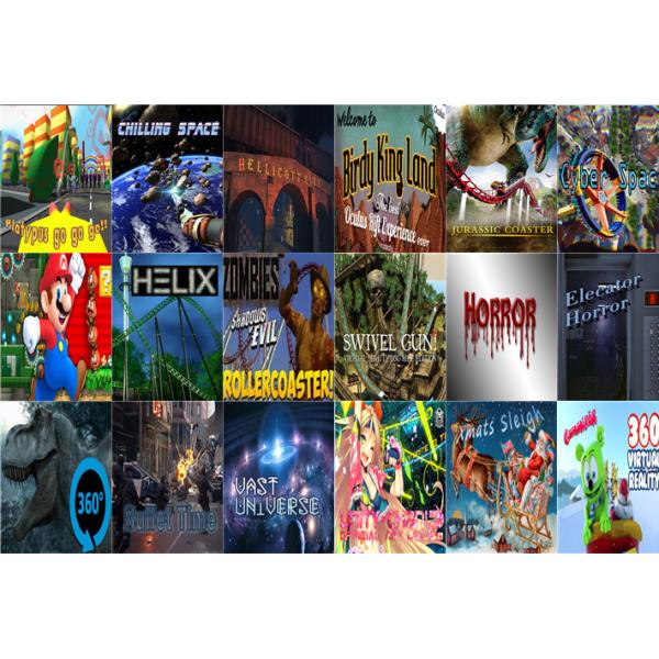 Equipo blanco y azul del coche VR de BMW de los vidrios de Deepoon del teatro del simulador 9D VR de la realidad virtual