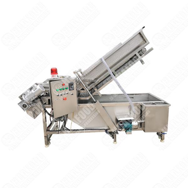 304 Stainless Steel Double Tank Bubble Ozone Vegetable Mesh Chain Washing Machine Small Fruit Washing Machine