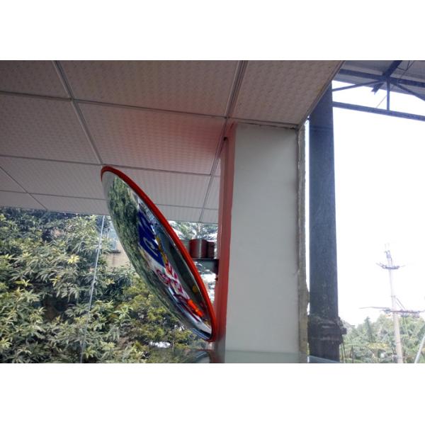 1200mm 160 Degree View Orange High Visible Convex Safety Mirror