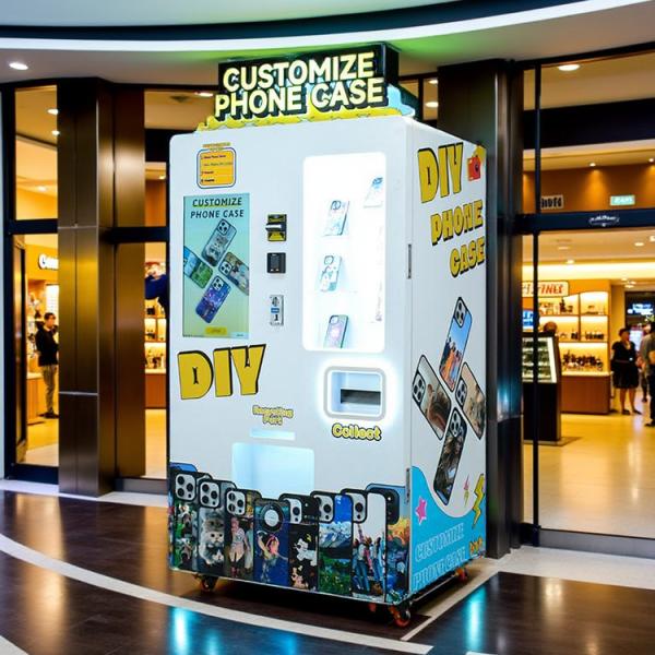 Máquina expendedora de impresión de carcasas para teléfonos CYJ-D04 20 carcasas/hora 450W