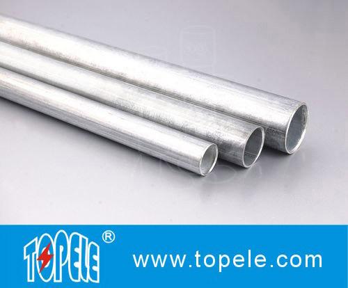 EMT Conduit And Fittings Carbon Steel Galvanised Tube , Electrical Metallic Tubing