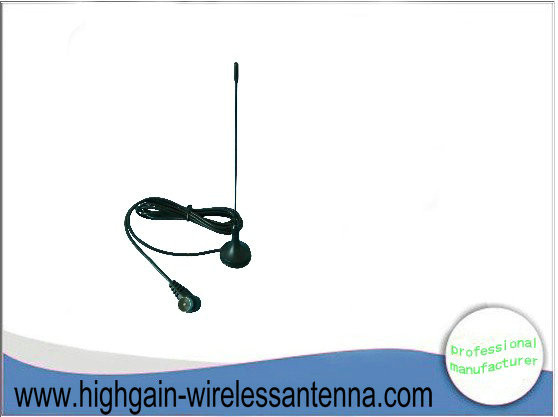 160 mm Black 3 dBi Magnetic Base Whip DVB-T DC Ground Antenna For Television, Car
