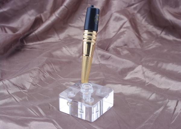 Suporte claro da arma da tatuagem do silicone, tatuagem giratória que tira Pen Holder