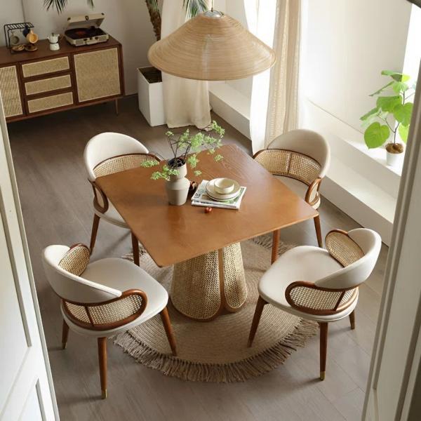 80x80 Solid Wood Pedestal Dining Room Table Round Sets
