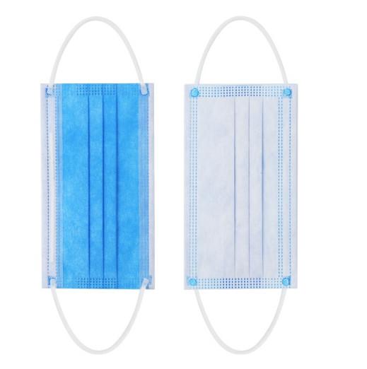 Disposable 3 Ply Face Mask , Earloop Medical Grade Face Mask For Personal Safety