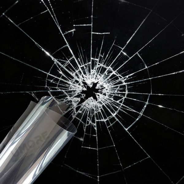 Auto Window Safety Film 2 Mil 99% UV Protection Automotive Security Window Film Roll