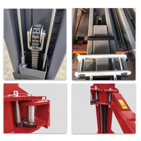 6000kg Capacity 1850mm Lift Height Two Post Hydraulic Car Lift with 220V/380V Power Supply