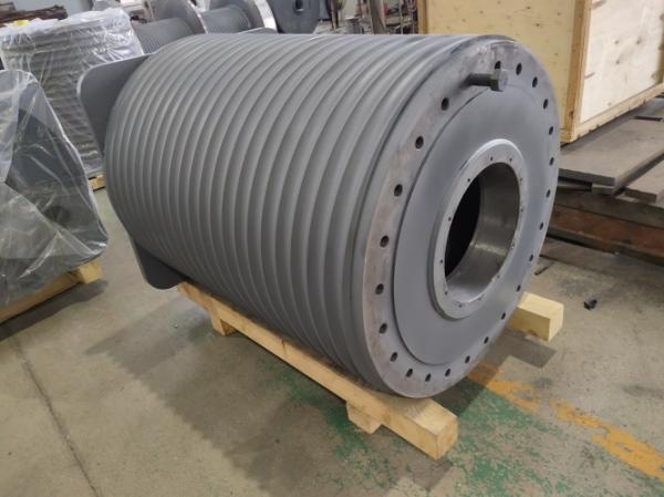 Ferro carbono Lebus tambor ranhurado para guindastes Equipamento de elevação pesada