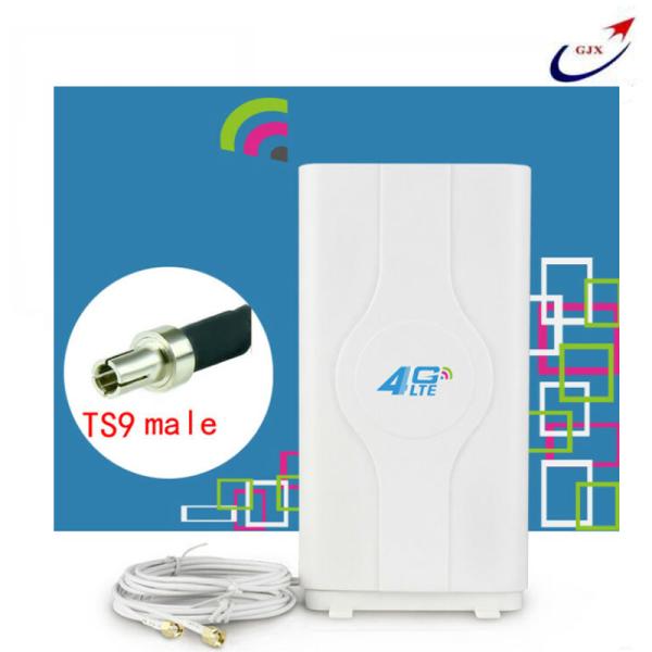 4G MIMO 88dbi Extrem High Gain 4G LTE Panel 700-2600MHz CRC9 TS9 White ABS Antenna
