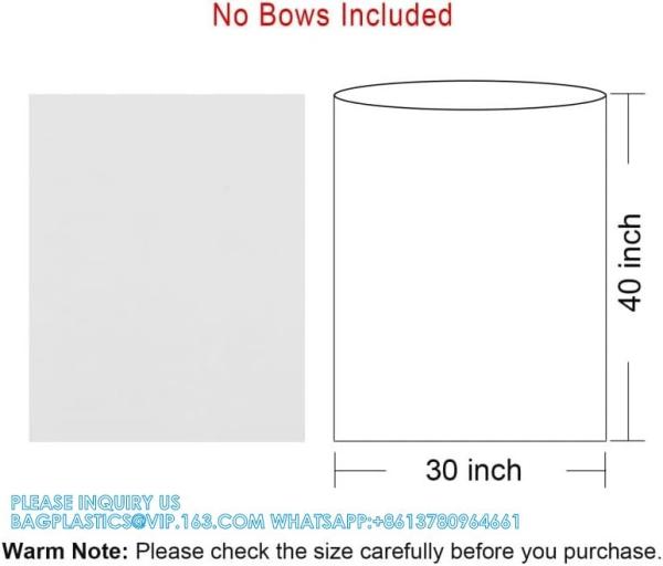 Large Cello/Cellophane Bags,30x 40 Inches Clear Basket Bags OPP Plastic Cellophane Wrap For Gift Baskets Packaging