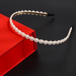 Pretty Ladies Hair Bands For Short Hair Luxury Pearl Hairband Elegant Women Headband