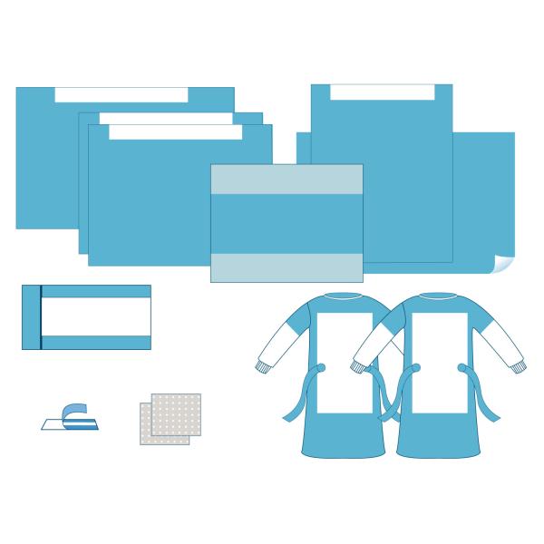 The hottest-selling OEM disposable surgical Delivery Pack with sterilization bags