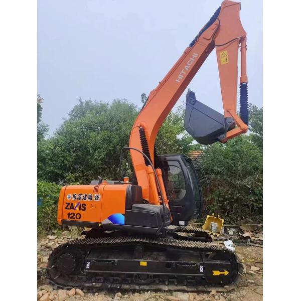 Used construction machinery Hitachi ZX120 crawler excavator for road construction