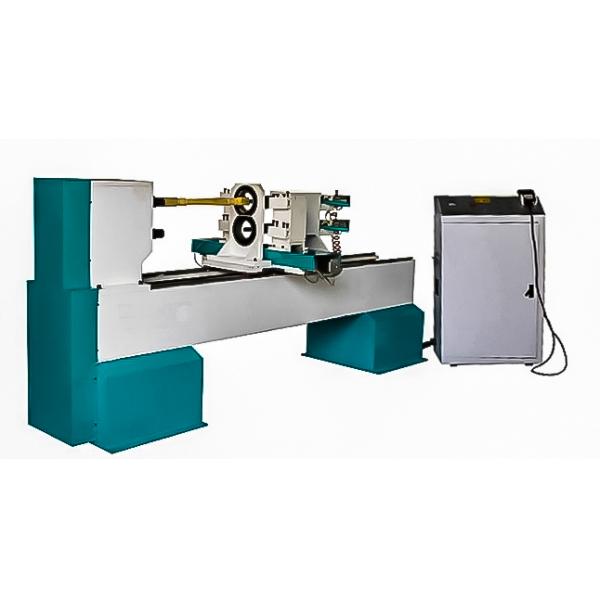 4 Cutters 2 Axis 160mm Wood Turning Lathe For Pillar