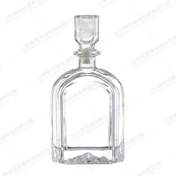 Customized Glass Wine Bottles With Hot Stamping Surface Handling