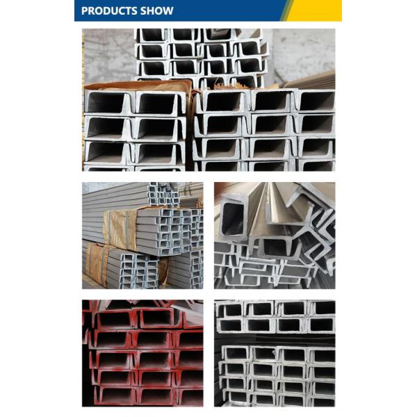 316 304 Stainless C Channel 201 U Channel Trim For Construction