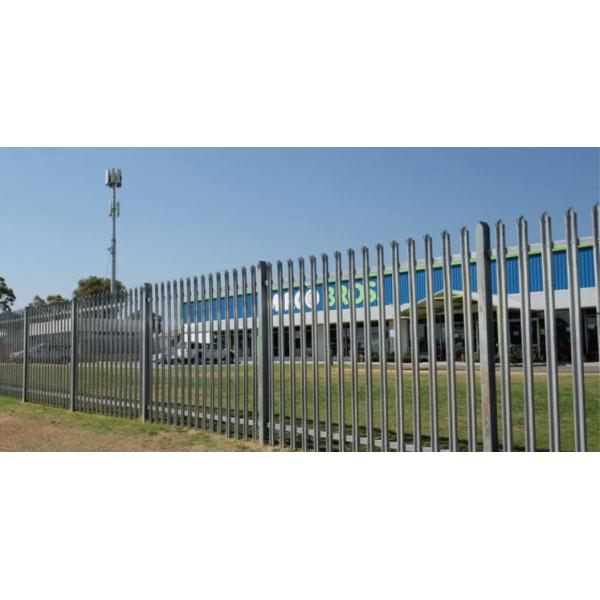 Трубчатый палисад безопасностью ограждая электрически сваренную стальную плоскую штангу для железнодорожной линии