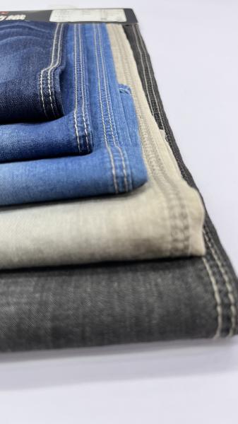 4.5oz 32s Plain Denim Chambray Fabric Super Stretch Denim Fabric For Shirts