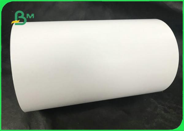 Calor - rolo térmico da etiqueta do papel de etiquetas do PVC da placa sensível de 50gsm 75gsm