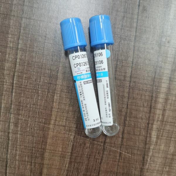 Tube limité microbien 2ml - de prise de sang de plasma de vide dessus 5ml bleu-clair