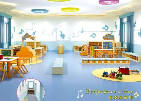 Classroom Kindergarten School Furniture Fine Workmanship  Imported PP Plastic