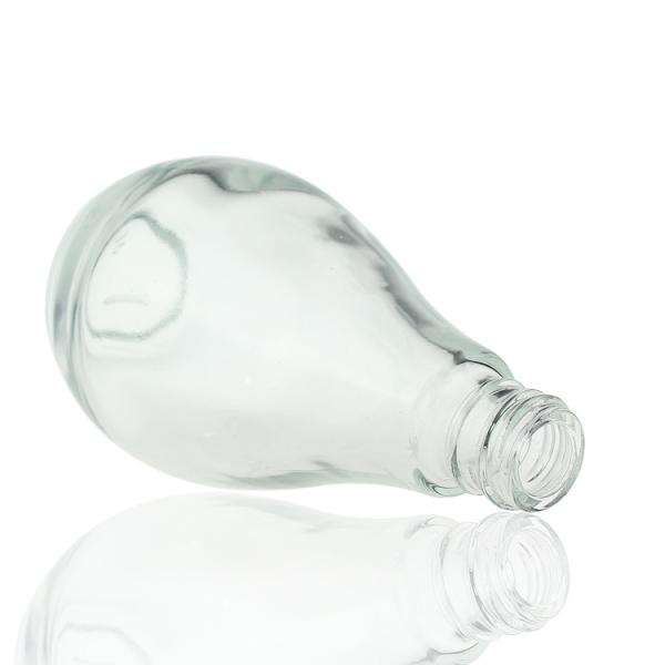 60ml Serum Dropper Bottles Unique Shape Glass Bottle For Serum With Gold Cap