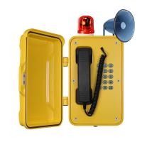 JR101-FK-HB Téléphones Extérieurs Résistants aux Intempéries pour Environnement Difficile, Type Mine, Clavier Complet