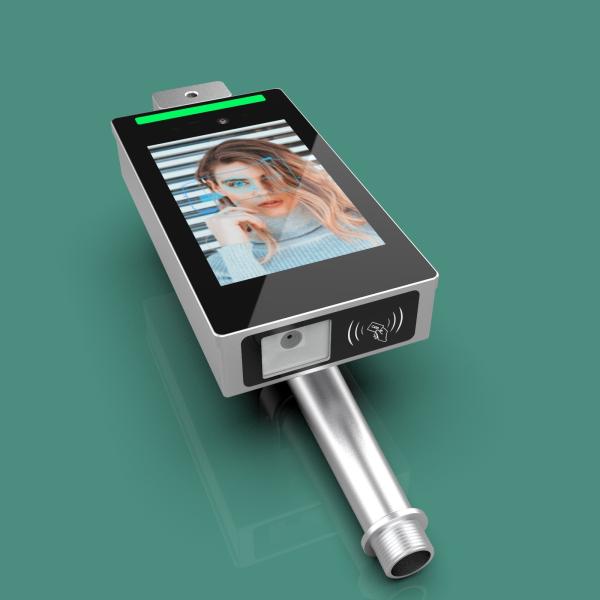 Varredor da detecção da temperatura do reconhecimento de cara do corpo da coluna